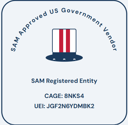 SAM registered entity credential showing CAGE 8NKS4 and UEI JGF2N6YDMBK2.