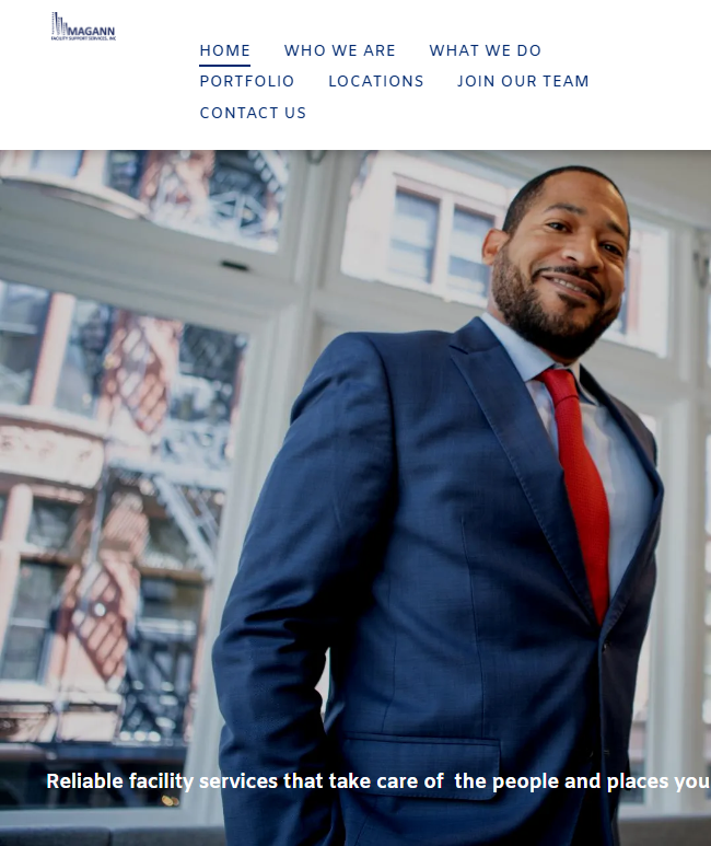 Imagann Facilities website screenshot